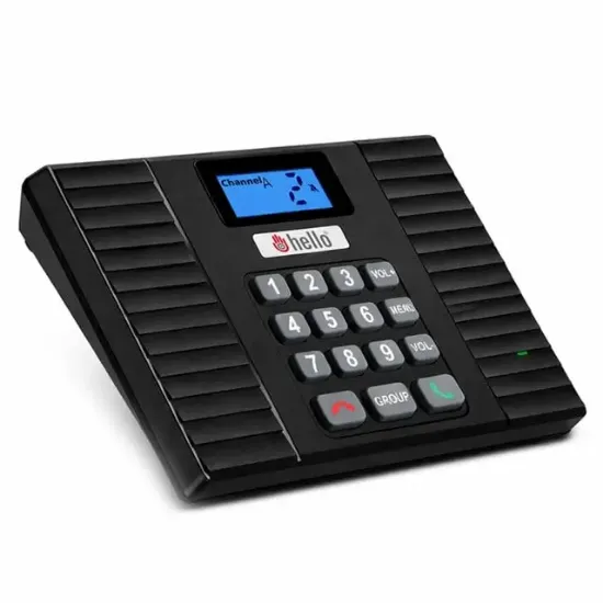 Hello F60D DC 5V 1A Kablosuz Intercom Sistemi 18 Kanal Kapalı Devre Sesli İletişim Çözümü resmi