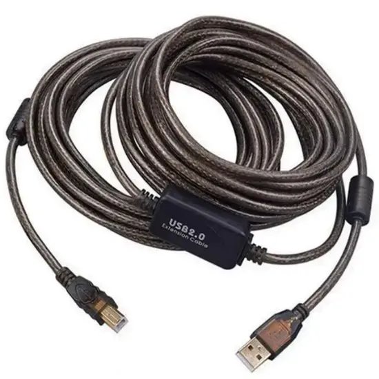 Powermaster PM-29486 Şeffaf Chipset 10 Metre Usb 2.0 Yazıcı Kablosu                                  resmi