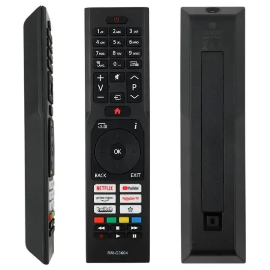 Jvc HJC123 RM-C3604 Netflix-Youtube-Prime Video Tuşlu Lcd-Led Tv Kumanda resmi