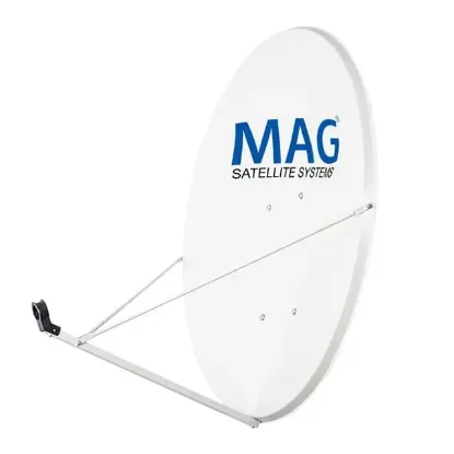 MAG 97cm 3 Kollu Ofset Çanak Anten Büyük Mountlu Profesyonel Seri (10'lu Paket) resmi