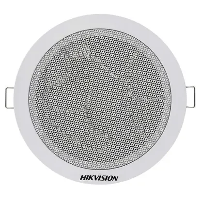 Hikvision DS-QAE0206G1-V 5.25" 6W 8Ohm Analog 100V Trafolu Tavan Gömme Hoparlör Beyaz resmi