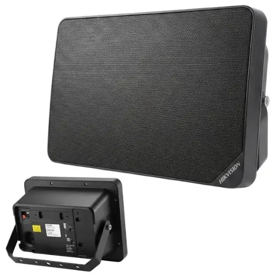 Hikvision DS-QAE0120G1R 5.25" 20W Analog 100V Trafolu Sütun Kabin Hoparlör Siyah resmi