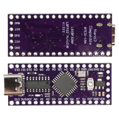 Arduino LGT8F328P Nano Uyumlu USB-C Geliştirme Kartı  resmi