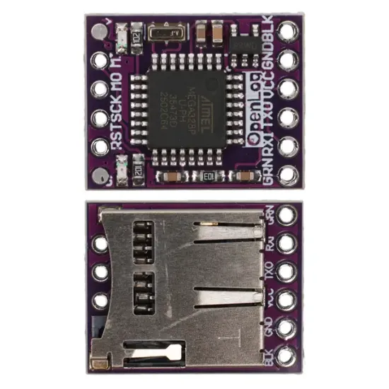 OpenLog ATmega328P MicroSD Seri Veri Kaydedici Modül resmi
