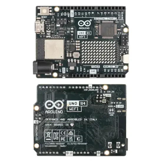 Arduino Uno R4 WiFi (USB-C) Renesas RA4M1 32-Bit Geliştirme Kartı resmi