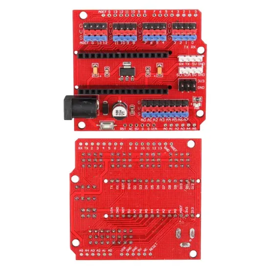 Arduino Uno Sensor Shield V5.0 (Sensör Genişletme Kartı) resmi