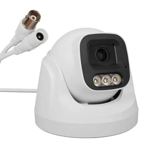 Plato PL-37711 AHD Dome Güvenlik Kamera 2MP 3.6MM 3 Warm Led Sesli Renkli Gece Görüş (Mikrofonlu) resmi