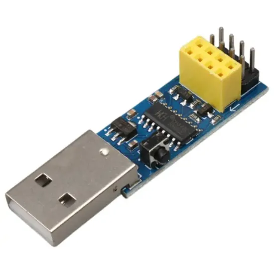 ESP-01S ESP PROG USB Programlayıcı Modül CH340C Çip Otomatik Resetli v1.0 resmi