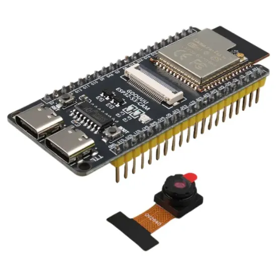 ESP32-S3-WROOM-1 N16R8 İşlemcili Dahili OV2640 Kamera Micro SD Kart Yuvalı Modül Geliştirme Kartı resmi