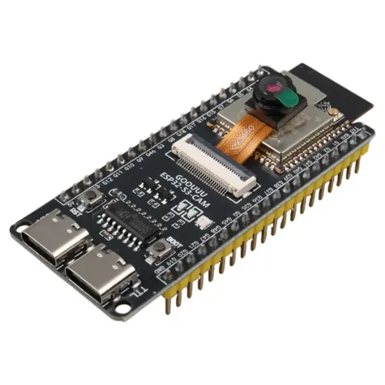 ESP32-S3-WROOM-1 N16R8 İşlemcili Dahili OV3660 Kamera Micro SD Kart Yuvalı Modül Geliştirme Kartı resmi
