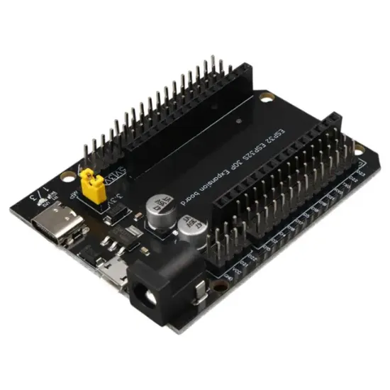 ESP32S 30 Pin Genişletme Kartı Adaptör Modülü Çift Type-C ve Micro USB Girişli resmi