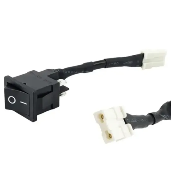 R13-0 2 Pin Siyah Soketli Yükseltici Anahtarı - 6A 250V (19x13mm) resmi