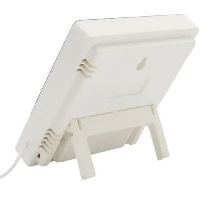 Gesi HTC-2 Dijital Ekranlı Isı ve Nem Ölçer Saat Alarm Dış Mekan Problu Termometre resmi