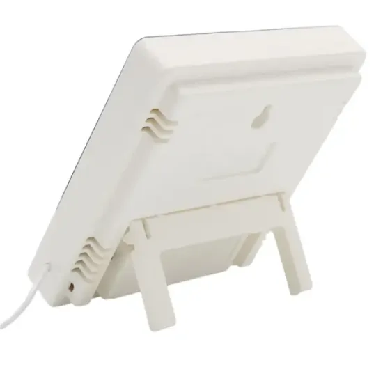 Gesi HTC-2 Dijital Ekranlı Isı ve Nem Ölçer Saat Alarm Dış Mekan Problu Termometre resmi