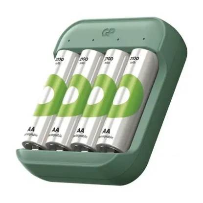 GP ReCyko B423 USB Pil Şarj Cihazı Seti -  4 Adet AA 2700mAh Yüksek Kapasiteli Şarjlı Pil Dahil resmi