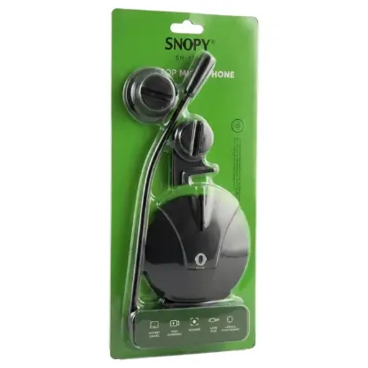 Snopy SN-130 Siyah Gürültü Engelleyici Masaüstü Mikrofon resmi