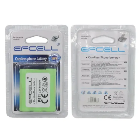 Efcell P511 3.6V 850 mAh Ni-MH Telsiz Telefon Bataryası resmi