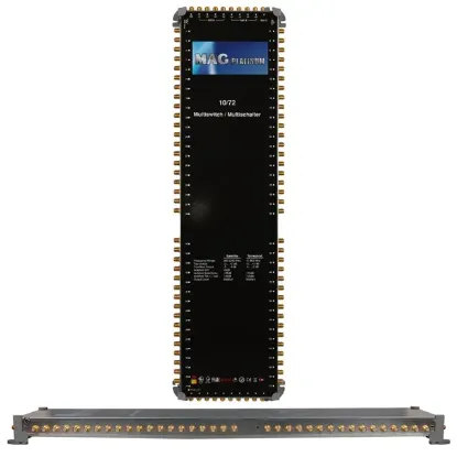 Mag Platinum MP 10/72 Multiswitch 10 Giriş 72 Çıkışlı Merkezi Hibrit 4K Ve 3D Destekli Uydu Santrali resmi