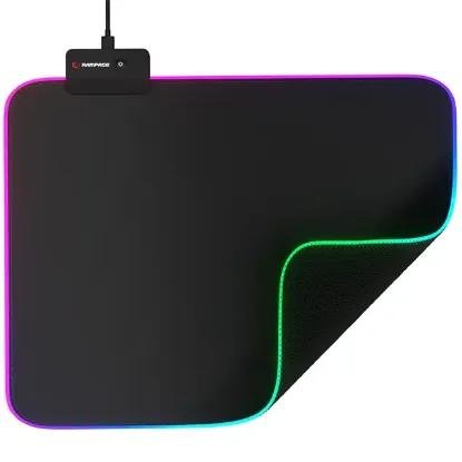 Rampage MP-23 Blitz M Rgb Ledli 252X328X3 Mm Siyah Oyuncu Mouse Pad resmi