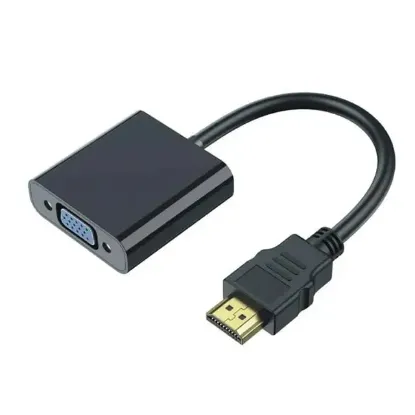Enkado EKD-HV10 HDMI to VGA Aktif Çevirici Adaptör 3.5mm Ses Çıkışlı Full HD resmi