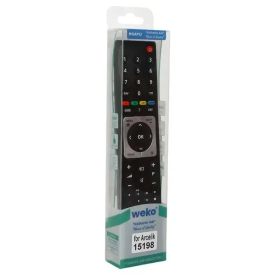 Arçelik RC 3304805/01B - Beko B43L 6652 5B - RM-L271B Netflix-PIP Tuşlu Lcd Led Tv Kumandası (TS5187R-A1) resmi