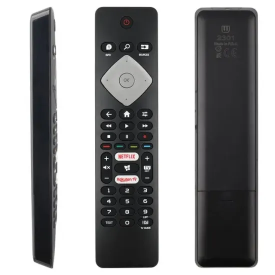 Philips Netflix-Rakuten Tv Tuşlu Led Tv Kumandası BRC0884301-01 resmi