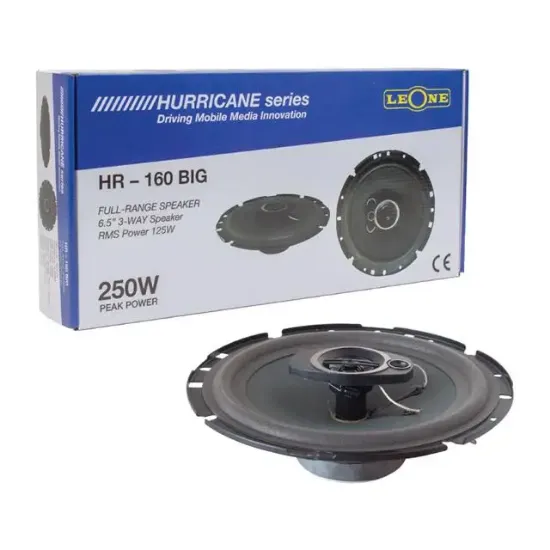 Leone HR-160 BIG 16 Cm 4 Ohm 2'li Takım 250 Watt Oto Hoparlör resmi