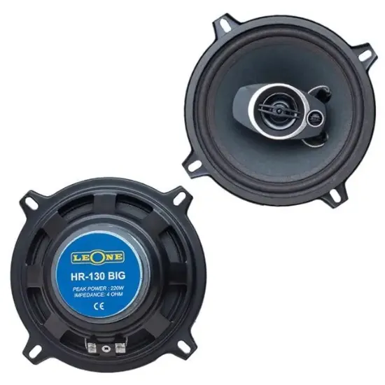 Leone 13 Cm 220 Watt Max 110 Watt Rms 3 Yollu 2'li Hoparlör HR-130 BIG resmi