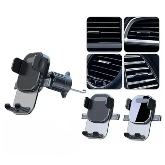 Powerway TT49 Araç İçi Petek Klima İçin Kıskaçlı Destekli Telefon Tutucu resmi