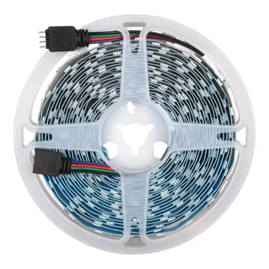 ZMR ZMR-603 RGB 12 Volt 3 Çipli 5050 İç Mekan Silikonsuz 60 Led 5 Metre Şerit Led resmi