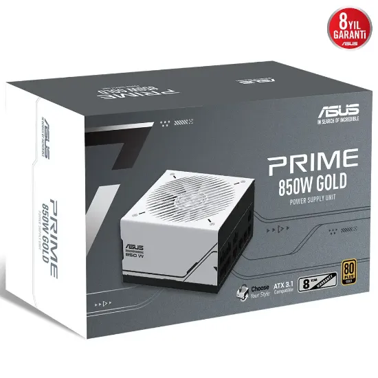 ASUS PRIME AP-850G 80+ GOLD 850W PCIe 5.1 ATX 3.1 resmi