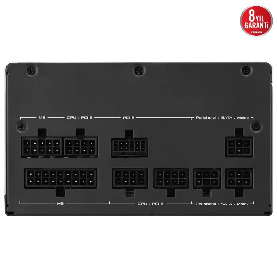 ASUS PRIME AP-750G 80+ GOLD 750W PCIe 5.1 ve ATX 3.1 UYUMLU MODÜLER GÜÇ KAYNAĞI resmi