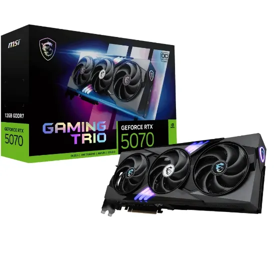 MSI GEFORCE RTX 5070 12G GAMING TRIO OC GDRR7 192B resmi