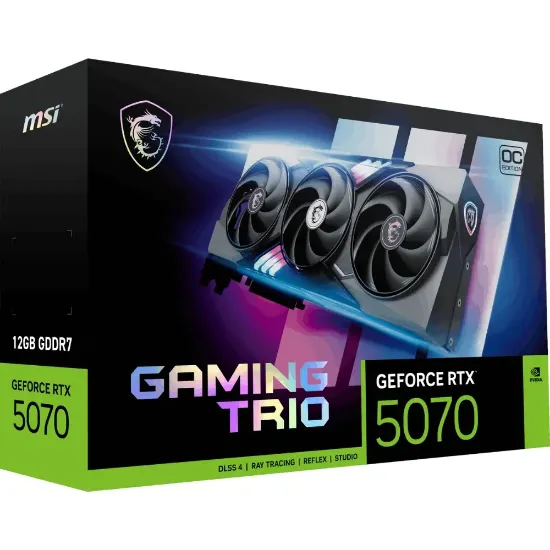 MSI GEFORCE RTX 5070 12G GAMING TRIO OC GDRR7 192B resmi
