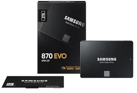 2TB SAMSUNG 870 EVO 560/530MB/s MZ-77E2T0BW SSD (Resmi Distribütör Garantili) resmi