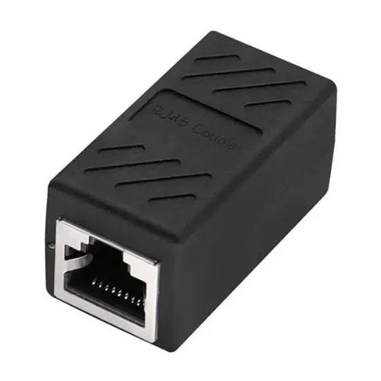 PowerMaster PM-24809 RJ45 to RJ45 Kaplin-Coupler Dişi Metal 8P-8C Ara Aparat (Tekli) resmi