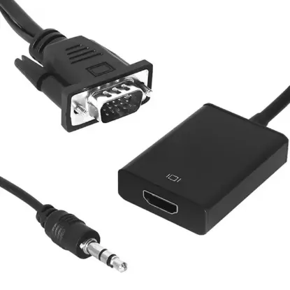 Powermaster PM-18637 VGA To HDMI Dönüştürücü Kablo resmi
