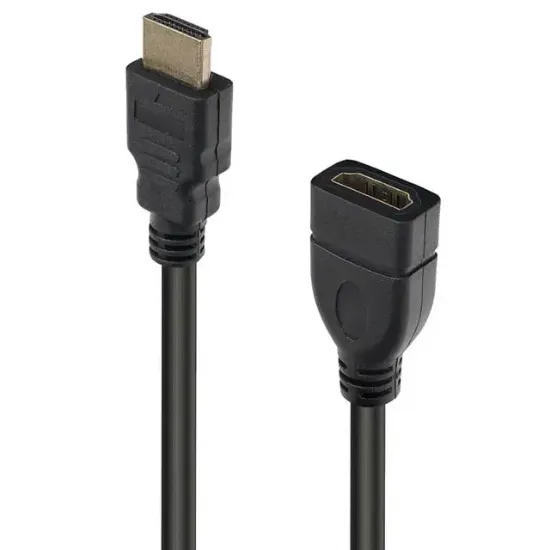 Powermaster PM-29568 HDMI Erkek HDMI Dişi 1 Metre Uzatma Kablo                                                 resmi