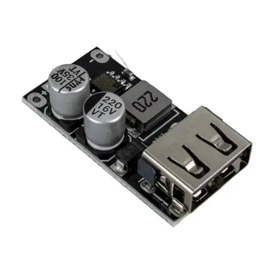 Weko WK-22853 USB-A DC Voltaj Düşürücü Modül Telefon Şarj Devresi Giriş 6-32V Çıkış 5V TO Q.C3.0 Step Down resmi