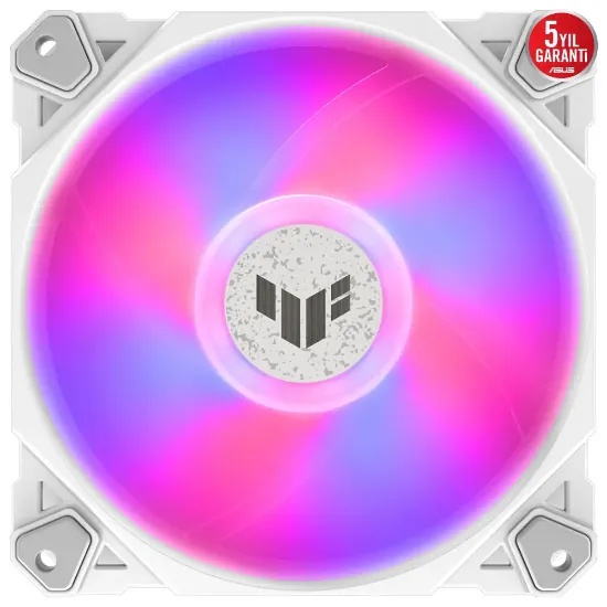 ASUS TUF GAMING TF120 ARGB BEYAZ KASA FANI resmi