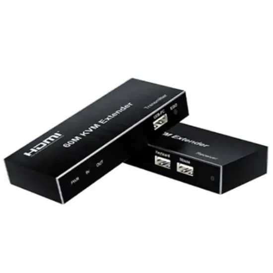 Novacom NVC-KVM60 4K 60 Metre HDMI+USB+IR To Cat6 Kvm Extender resmi