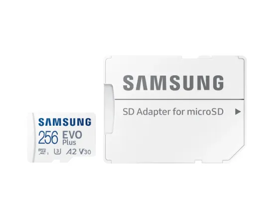 256GB SAMSUNG EVO PLUS MICROSDXC UHS-I U3 V30 A2 160MB/s MB-MC256SA/TR resmi
