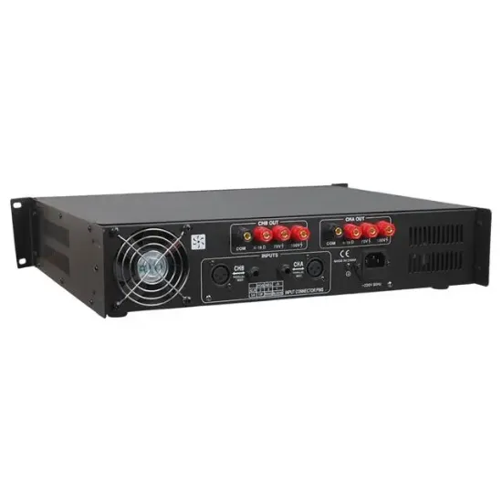 Bofmann TP-1000STT 2x500W Hat Trafolu Stereo Power Amfi - 100V Profesyonel Ses Sistemi resmi