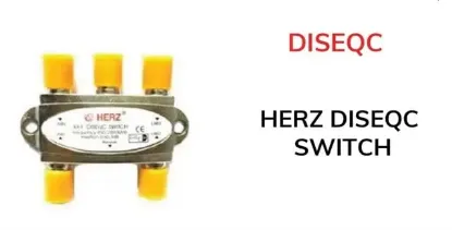 Herz 4x1 950-2400MHz 3dB Diseqc Switch Uydu Birleştirici  resmi