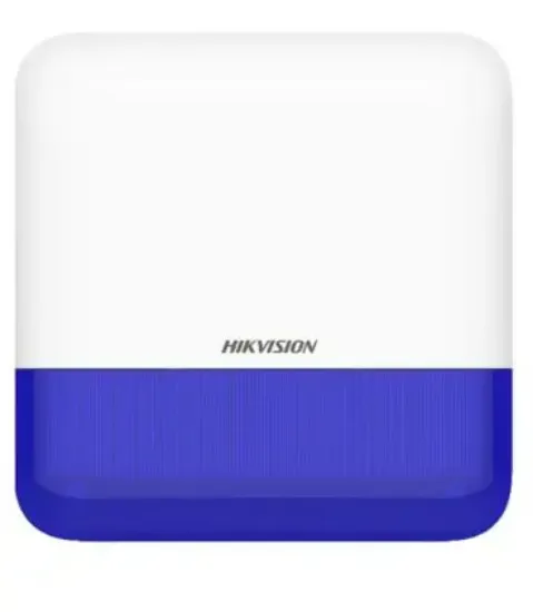 HIKVISION DS-PS1-E-WE HARICI TIP KABLOSUZ ALARM SİRENİ (MAVİ) resmi