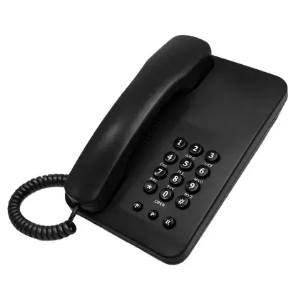 Telpaş KT-1020 Ekransız Kablolu Masaüstü Duvar Sabit Telefonu Ses Seviyesi Kontrollü resmi