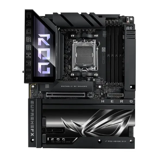 ASUS ROG CROSSHAIR X870E HERO BTF AMD AM5 DDR5 ATX resmi