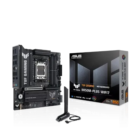 ASUS TUF GAMING B850M-PLUS WIFI7 AMD ANAKART resmi