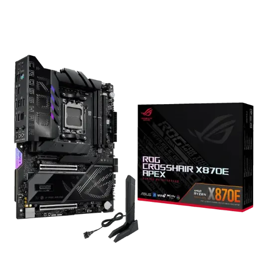 ASUS ROG CROSSHAIR X870E APEX AMD AM5 DDR5 ATX resmi