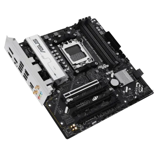 ASUS B850M MAX GAMING WIFI AM5 DDR5 8000MHZ(OC)  mATX HDMI ANAKART resmi